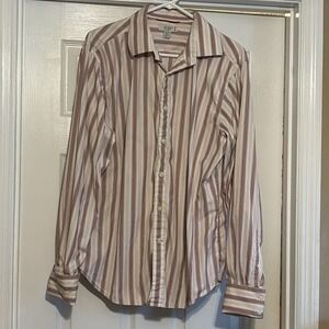 SUPER NICE ~ Vintage Men's Guess Button Down Shirt Size XL Vertical Stripes